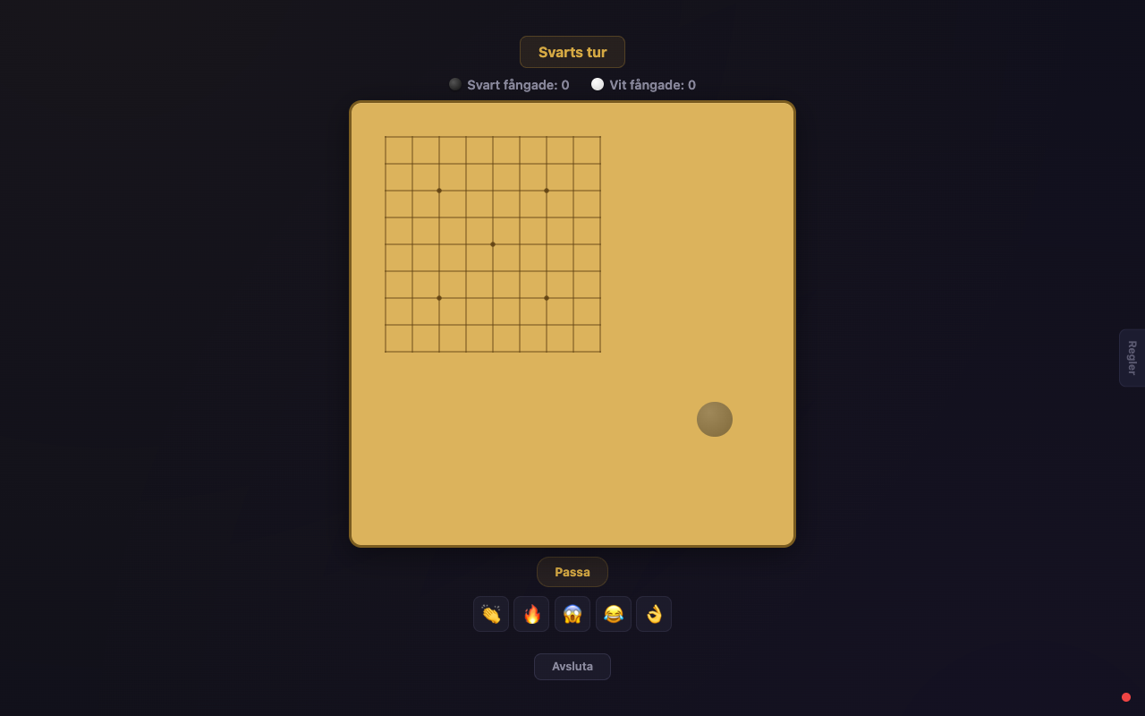 Go — tusenårigt strategispel på 9x9-bräde